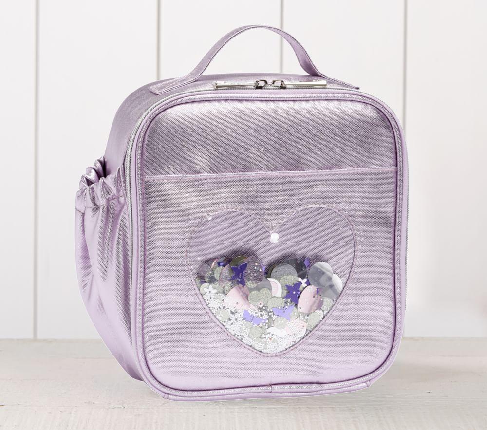 Monique Lhuillier Lavender Shine Lunch Box